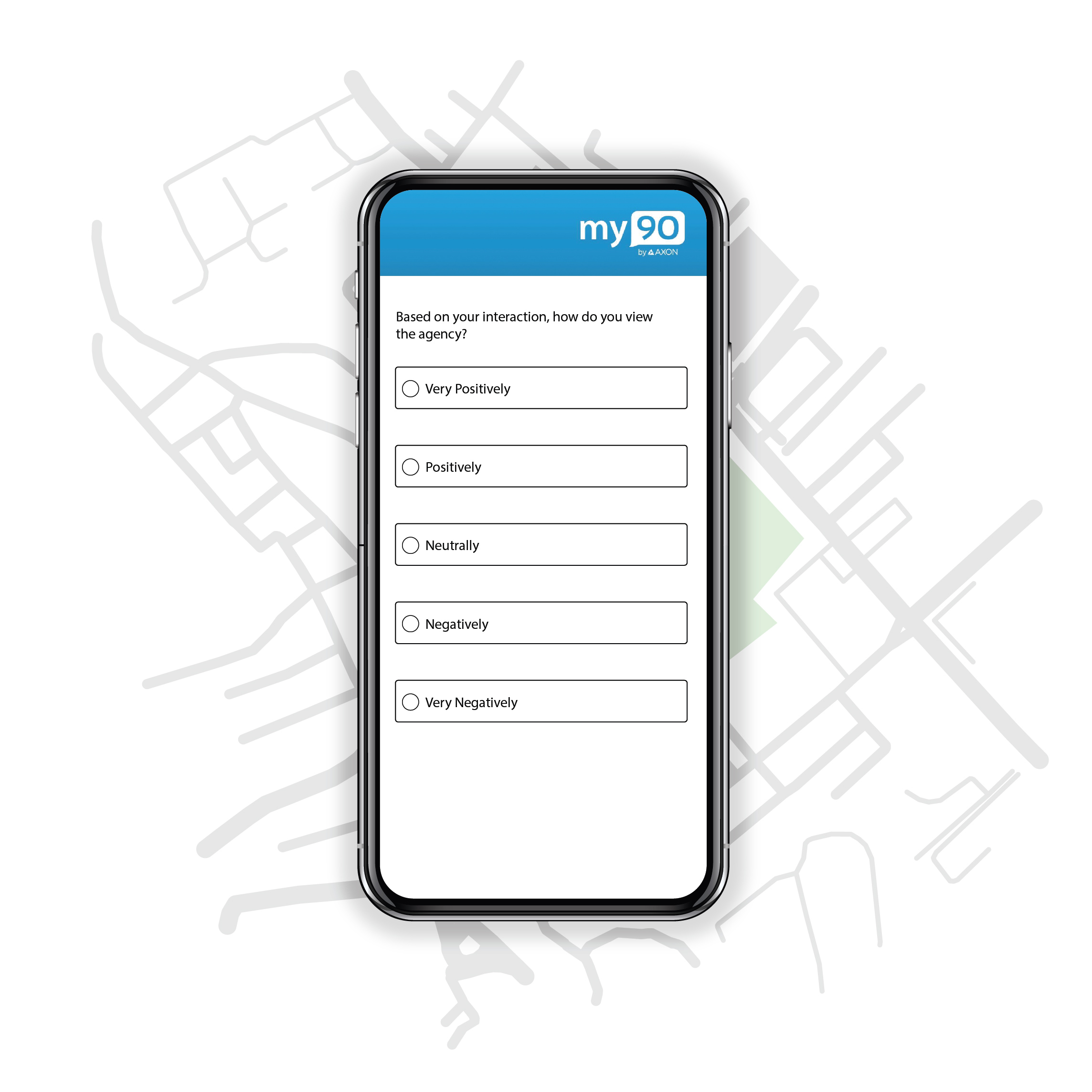My90 Survey Display for Law Enforcement and Communities